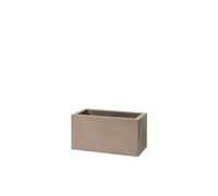TeraPlast Cassa Schio Maxi Fioriera 80 Cm Cappuccino Resina
