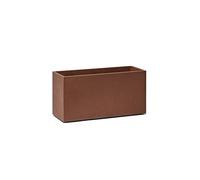 TeraPlast Fioriera Rock 80 Effetto Cemento Rust 80 cm