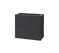 Teraplast - Fioriera Schio Tower, Essential, 80 cm, Antracite, 100% Riciclabile