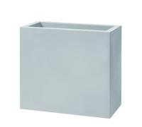 Teraplast - Fioriera Schio Tower, Essential, 80 cm, Bianco, 100% Riciclabile