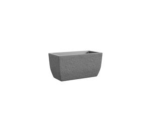 TeraPlast Petram 80 Fioriera Rettangolare Grigio Pietra Plastica