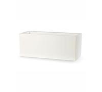 Teraplast Schio Cassa 100 cm Fiorirera, Bianco, 100 x 40 x 40 cm