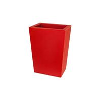 Teraplast - Schio Cassa Alta, Essential, 50cm, Rosso Cardinale, 100% Riciclabile
