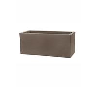FIORIERA RETTANGOLARE COLORE CAPPUCCINO 100X40 CM H 40 MOD. SCHIO CASSA