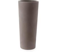 Teraplast Schio Cono 90cm Fioriera, Plastica 100%, Cappuccino, 90 cm