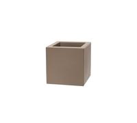 TeraPlast Schio Cubo 40 Cappuccino Vaso Resina