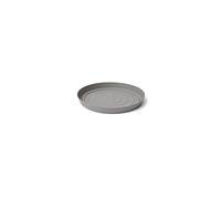 TeraPlast Sottovaso Orma Saucer 29 Fog Grey Grigio Plastica Riciclata