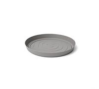 TeraPlast Sottovaso Orma Saucer 33 Fog Grey Plastica Riciclata