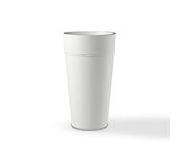 VASO TONDO COLORE BIANCO Ø 38 CM H 65 CM MOD. STEM