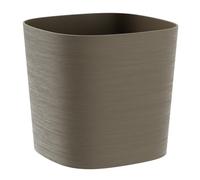Teraplast Vaso da Interno Esterno Capri 38X38 H30 con riserva d'Acqua Sand