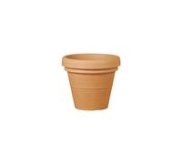 TeraPlast Vaso Doppio Bordo 50 Anticato D 50 cm Resina