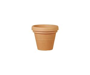 TeraPlast Vaso Doppio Bordo 50 Anticato D 50 cm Resina