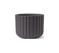 TeraPlast Vaso Echo Rigato Basalt Ø50 cm Sovrapponibile