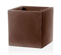Teraplast vaso Schio Cubo 30 cm Made in Italy riciclabile