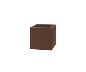 TeraPlast Vaso Schio Cubo 40 Bronzo Resina