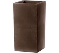 Teraplast vaso Schio Cubo Alto 80 cm Made in Italy riciclabile