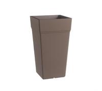 TeraPlast Vaso Stalk 80 Sand Tortora Resina Outdoor