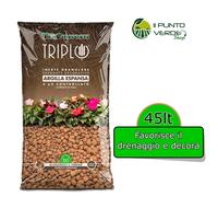 Tercomposti ARGILLA ESPANSA Granolumetria 9/15 mm Terriccio Idrocultura 10/45 LT