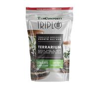 Tercomposti/Triplo - Terriccio per Terrarium 3 Lt, Substrato Pronto per Terrari Aperti e Chiusi, Migliora Drenaggio, Aerazione e Ritenzione Idrica, Ricco di Inerti e Torba