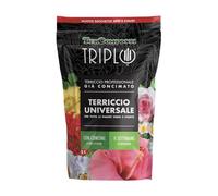 Tercomposti/Triplo - Terriccio Universale 3 Lt, Substrato Pronto per Piante Verdi e Fiorite, Ricco di Nutrienti NPK, Ideale per Crescita Sana e Fioriture