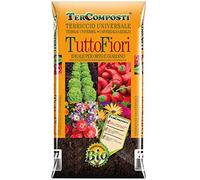 Tercomposti TuttoFiori Terriccio Universale da 70 Litri per Orto e Giardino