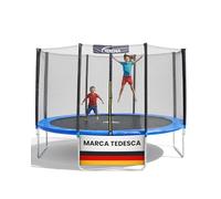 Terena Trampolino Esterno 430 cm con Rete di Sicurezza - Trampolino da Giardino 14ft per Bambini - fino a 150 kg - UV Resistente - Ø 430 cm