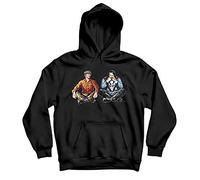 Terence Hill Bud Spencer Felpa con cappuccio - Due come sfortuna e zolfo - lasciamo decidere birra e salsicce (nero), Nero , XL
