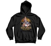 Terence Hill Bud Spencer - Felpa con cappuccio Trinity and Bambino, Wild West Legends (Nero)