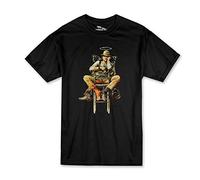 Terence Hill T-shirt con scritta in lingua inglese "Nobody su sedia" - Mein Name ist Nobody (Nero) Renato Casaro Edition Nero XXL