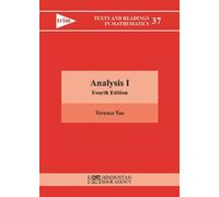 Terence Tao Analysis I (Copertina rigida) Texts and Reading in Mathematics