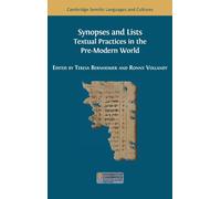 Teresa Bernheimer Ronny Vollandt Synopses and Lists (Copertina rigida)