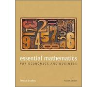 Teresa Bradley Essential Mathematics for Economics and Business (Tascabile)