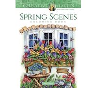 Teresa Goodridge Creative Haven Spring Scenes Coloring Book (Tascabile)