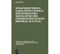 Teresa Pusylewi Strafgesetzbuch (Ugolownyj Kodex) der Russisc (Copertina rigida)