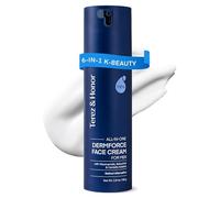 TEREZ&HONOR 6-in-1 Face Cream for Men: Korean Hydrating Anti-Aging Moisturizer with Niacinamide, Bakuchiol & Caffeine - Hydrates, Smooths & Helps Reduce Wrinkles, Dark Circles & Eye Bags - 2.8oz / 80g