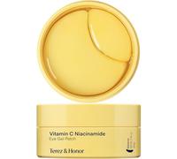 Terez & Honor Cerotti Occhi alla Vitamina C - 60 Pezzi Maschere Coreane Illuminanti e Idratanti con Acido Tranexamico e Caffeina - Patch Contorno Occhi Antirughe per Occhiaie, Borse e Rughe
