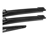 Tergicristalli Anteriori E Posteriori 3 Pezzi Adatti Per X5 E53 X5 E70 1999-2023 Accessori Parabrezza LIANGYIMEI(Black,F15 2013-2018)