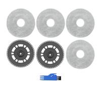 Tergicristalli con piastre di ricambio per aspirapolvere Dreame L10S Pro Ultra Heat / L10S Ultra Gen 2 / L20 Ultra / L40 Ultra / X40 Ultra / X40 Master / X30 Ultra/Mova E30 Ultra Robot Aspirapolvere