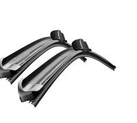 TERGICRISTALLI SPAZZOLE FLAT COMPATIBILI con FIAT PANDA 169 dal 2003 + LAVAVETRO