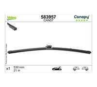 Tergicristallo 530 Mm Tergicristallo Piatto Con Spoiler VALEO Per Altri MB GLB