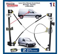 Tergicristallo Manuale Anteriore Destro Passeggero Pinze per Berlingo Partner