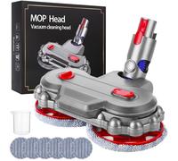 Tergicristallo per aspirapolvere Dyson V7/V8/V10/V11/V15, ricambio per aspirapolvere Dyson, con serbatoio dell'acqua rimovibile, serbatoio di riempimento e 6 cuscinetti di ricambio