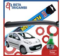Tergicristallo Per Citroen C1 I 05 - 14 Anteriore Arexons Flat Blade Universale