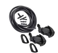 Tergicristallo Ugello Compatibile Con Chevy Per Traverse 2009-2012 Per Malibu 2008-2012 2x Auto Parabrezza Rondella Spray Ugelli Tergicristallo Tubo 85381-AE020(Nozzle and 2m Hose)