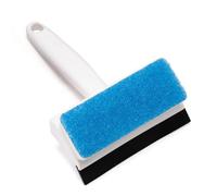 Tergipavimento Per Doccia 11,9 X 4,5 X 18,5 Cm Tergivetri in Plastica con Impugnatura Antiscivolo, Spazzola Per Pulizia a Doppio Lato Per Vetri Per Piastrelle a Specchio, Finestrino Dell'auto