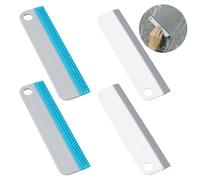 Tergipavimento per Finestra, 4 x Tergivetri Doccia, Spatola, Lavavetri Spazzola Bagno, Tergivetri Doccia, Spatola Doccia Lama per Tergipavimento per Bagno, Specchio, Doccia, Finestra in Vetro, Casa