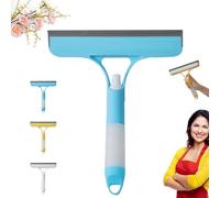 Tergivetro 3 in 1 for Vetri, Specchi E Spruzzatore 2025, Nuova Funzione Spray, Raschietto for La Pulizia, Tergivetro Multiuso, Raschietto for La Pulizia Dei Vetri for Auto, Casa E Cucina(Blue)