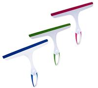 Tergivetro da Bagno,3 PCS Tergivetri per Doccia in Gomma Tiraacqua Vetri Doccia Lava Vetri Finestre per Specchio Bagno Finestra per Pavimento in Vetro