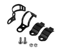 Terisass Morsetti per staffe di Montaggio per indicatori di direzione per Moto compatibili con Scooter con Forcella Anteriore da 30-45mm(Black)