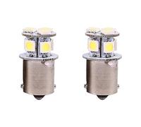 Terisass r5w led, Lampadine LED per Auto Lampada della Luce di Stop 12V LED Freno Bianco BA15S 1156 2 pezzi